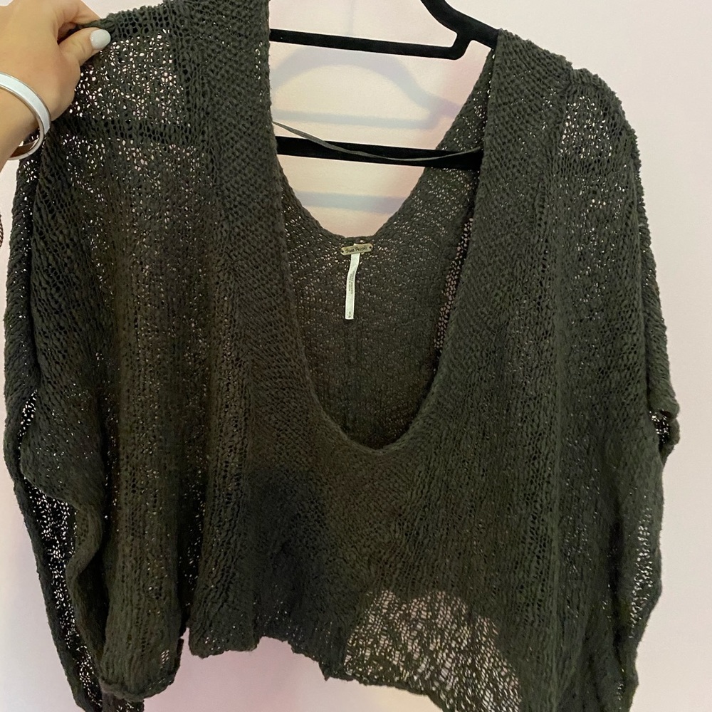 Free people crop sweater